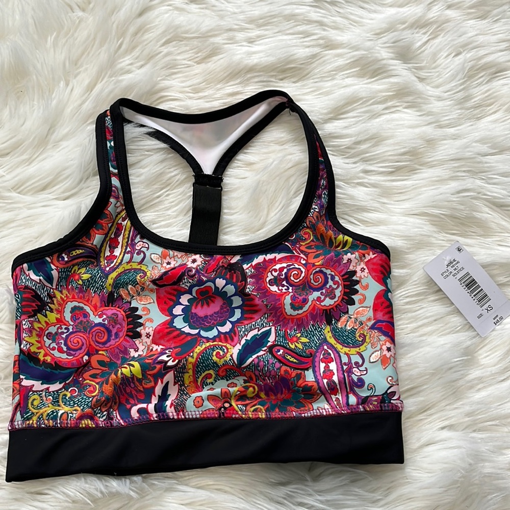 Natori Printed Cropped Top